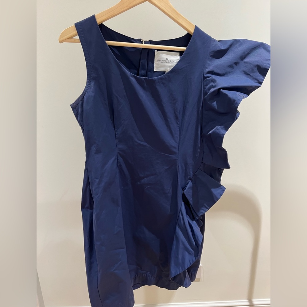 Designer Remix, blue dress, M